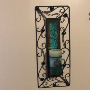 Pier 1 candle holder set—candles included (2x)